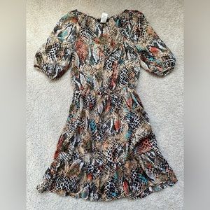 Snake Print Dress